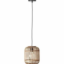 Style Boho-Chic-Luminaires Brilliant Suspension Brilliant Woodrow Brun, 1 lumière