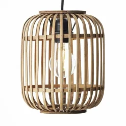 Style Boho-Chic-Luminaires Brilliant Suspension Brilliant Woodrow Brun, 1 lumière