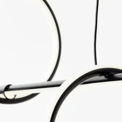 Luminaires Brilliant Suspension Brilliant Zeus LED Noir, 1 lumière, Télécommandes* Suspensions