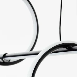 Luminaires Brilliant Suspension Brilliant Zeus LED Noir, 1 lumière, Télécommandes* Suspensions