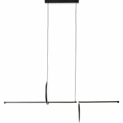 Luminaires Brilliant Suspension Brilliant Zeus LED Noir, 1 lumière, Télécommandes* Suspensions