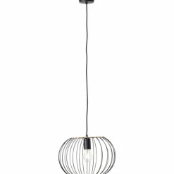 Lampes Industrielles-Luminaires Brilliant Suspension Brilliant-Leuchten Silemia Noir, 1 lumière