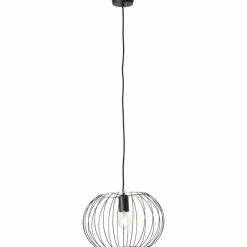 Lampes Industrielles-Luminaires Brilliant Suspension Brilliant-Leuchten Silemia Noir, 1 lumière