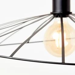 Lampes Industrielles-Luminaires Brilliant Suspension Brilliant-Leuchten Leika Noir, 1 lumière