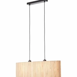 Style Boho-Chic-Luminaires Brilliant Suspension Brilliant-Leuchten Wimea Noir, 2 lumières