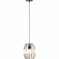 Lampes En Tissu-Luminaires Brilliant Suspension Brilliant-Leuchten Slope Noir, 1 lumière