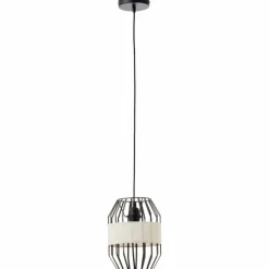 Lampes En Tissu-Luminaires Brilliant Suspension Brilliant-Leuchten Slope Noir, 1 lumière
