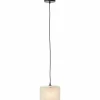 Lampes En Tissu-Luminaires Brilliant Suspension Brilliant-Leuchten Odar Noir, 1 lumière