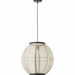 Lampes En Tissu-Luminaires Brilliant Suspension Brilliant-Leuchten Tanah Noir, 1 lumière