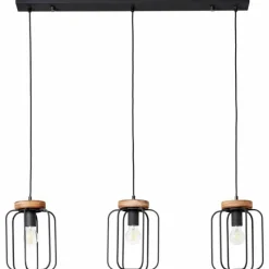 Lampes Vintages & Rétros-Luminaires Brilliant Suspension Brilliant-Leuchten Tosh Noir, 3 lumières