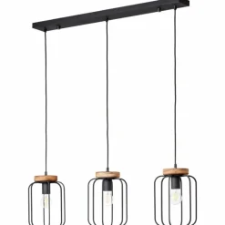 Lampes Vintages & Rétros-Luminaires Brilliant Suspension Brilliant-Leuchten Tosh Noir, 3 lumières