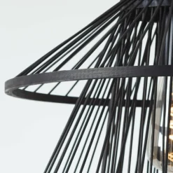 Style Boho-Chic-Luminaires Brilliant Suspension Brilliant-Leuchten Hartland Noir, 1 lumière