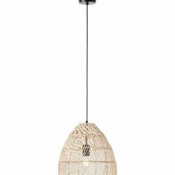 Style Boho-Chic-Luminaires Brilliant Suspension Brilliant-Leuchten Minster Noir, 1 lumière