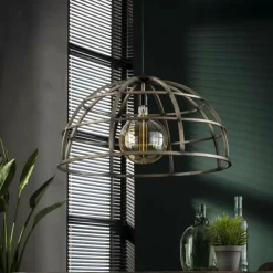 Lampes Industrielles-hofstein Suspension BROCKENDAAL Bronze, 1 lumière