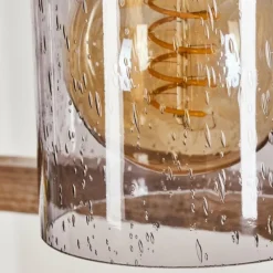 Luminaires Scandinaves-hofstein Suspension Brugg Noir, 4 lumières