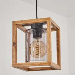 Luminaires Scandinaves-hofstein Suspension Brugg Noir, 1 lumière