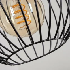 Lampes Vintages & Rétros-hofstein Suspension Buihomau Noir, 3 lumières