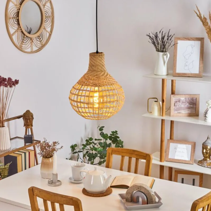 hofstein Suspension Bulach Noir, 1 lumière