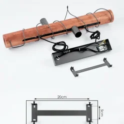 Luminaires Scandinaves-hofstein Suspension Burruyaco Gris, Écru, 4 lumières