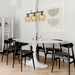 By Rydéns Suspension By Rydens Ebbot Noir, 3 lumières