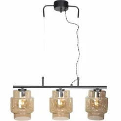 By Rydéns Suspension By Rydens Ebbot Noir, 3 lumières