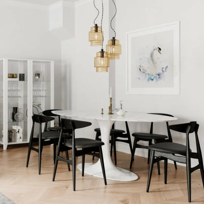 By Rydéns Suspension By Rydens Ebbot Noir, 3 lumières