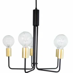 By Rydéns Suspension By Rydens Fondi Noir, 5 lumières* Suspensions