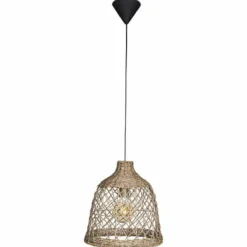 Style Boho-Chic-By Rydéns Suspension By Rydens Lucena Noir, 1 lumière