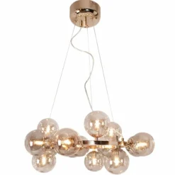 By Rydéns Suspension By Rydens Splendor Ambre, Or, 15 lumières