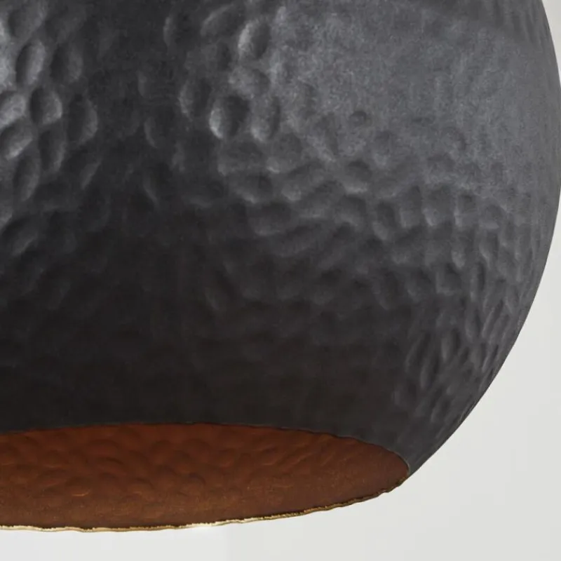 Lampes Dorées-hofstein Suspension Cabanes Noir, 1 lumière