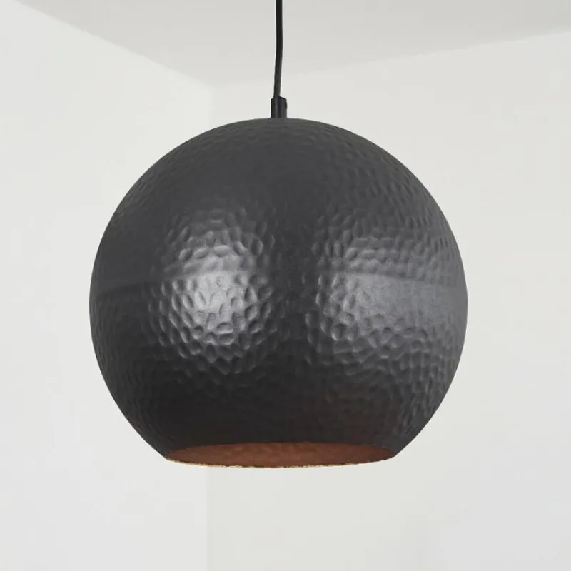 Lampes Dorées-hofstein Suspension Cabanes Noir, 1 lumière