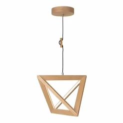 Lampes En Bois-hofstein Suspension Cabildo Écru, 1 lumière