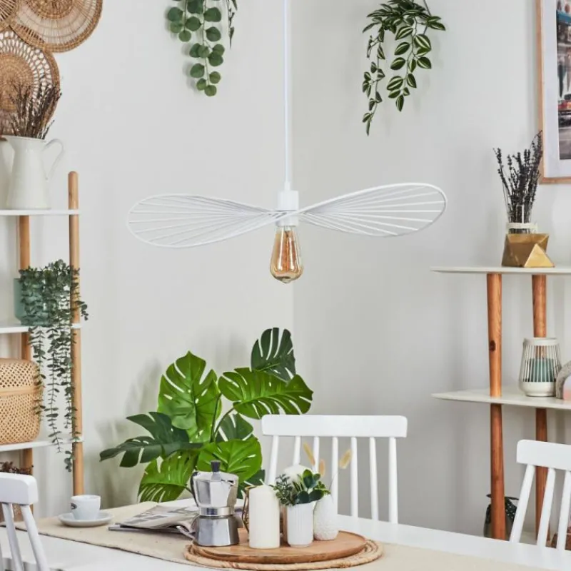 hofstein Suspension Cacor Blanc, 1 lumière