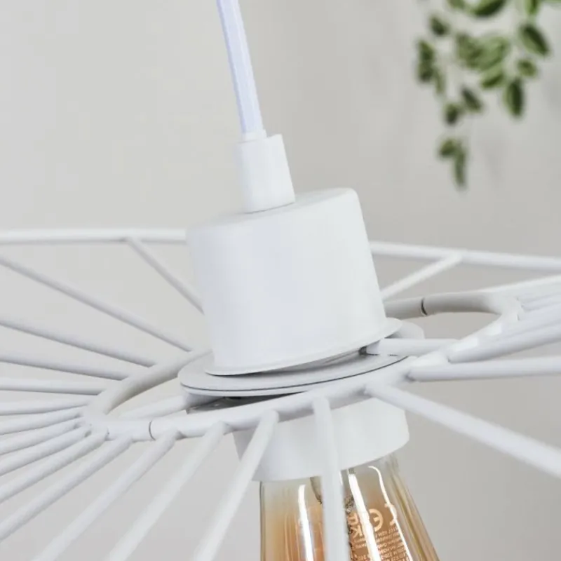 hofstein Suspension Cacor Blanc, 1 lumière