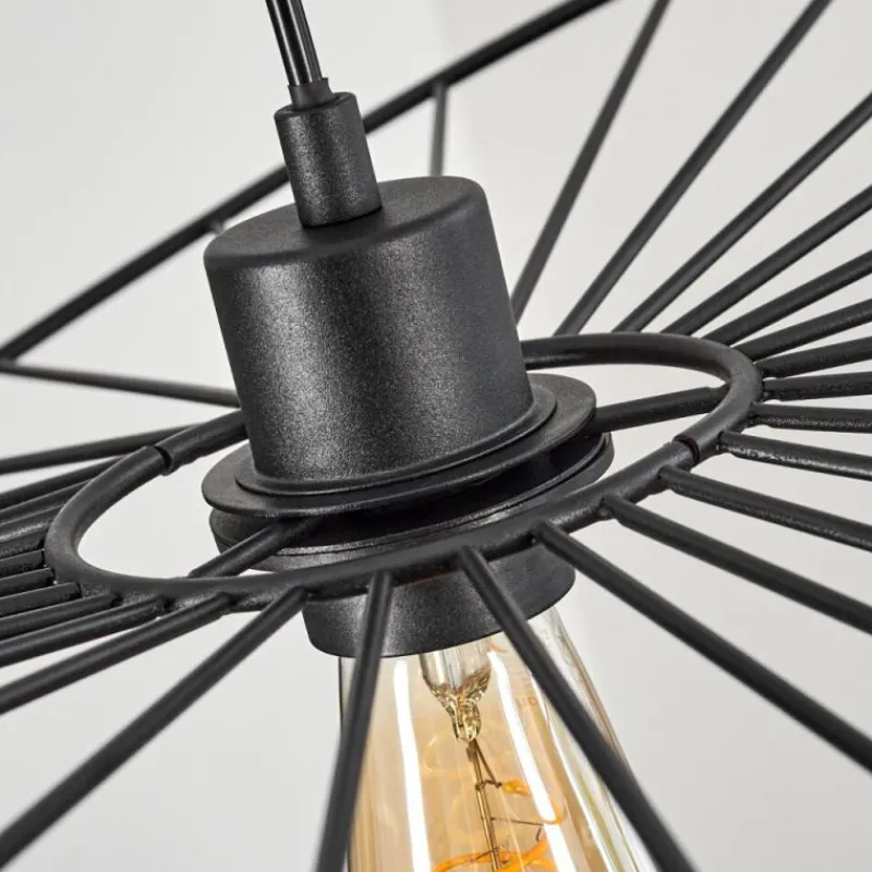 hofstein Suspension Cacor Noir, 1 lumière