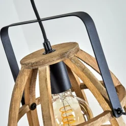 Style Boho-Chic-hofstein Suspension Cailara Écru, Noir, 1 lumière
