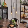 hofstein Suspension Caimitte Clair, Fumé, 3 lumières