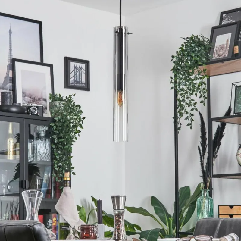 hofstein Suspension Caimitte Noir, 1 lumière