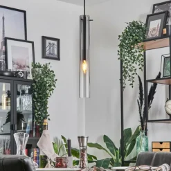 hofstein Suspension Caimitte Noir, 1 lumière