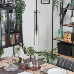 hofstein Suspension Caimitte Noir, 1 lumière