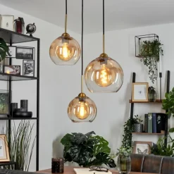 hofstein Suspension Calapa Laiton, 3 lumières