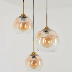 hofstein Suspension Calapa Laiton, 3 lumières