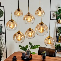 hofstein Suspension Calapa Laiton, 8 lumières