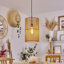 Luminaires Scandinaves-hofstein Suspension Calchines Noir, 1 lumière