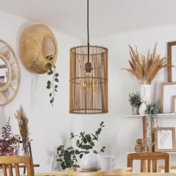 Luminaires Scandinaves-hofstein Suspension Calchines Noir, 1 lumière