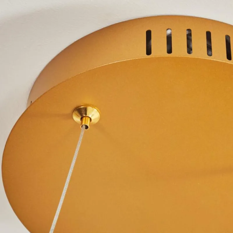 hofstein Suspension Calcium LED Laiton, 1 lumière