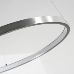 hofstein Suspension Calcium LED Nickel mat, 1 lumière