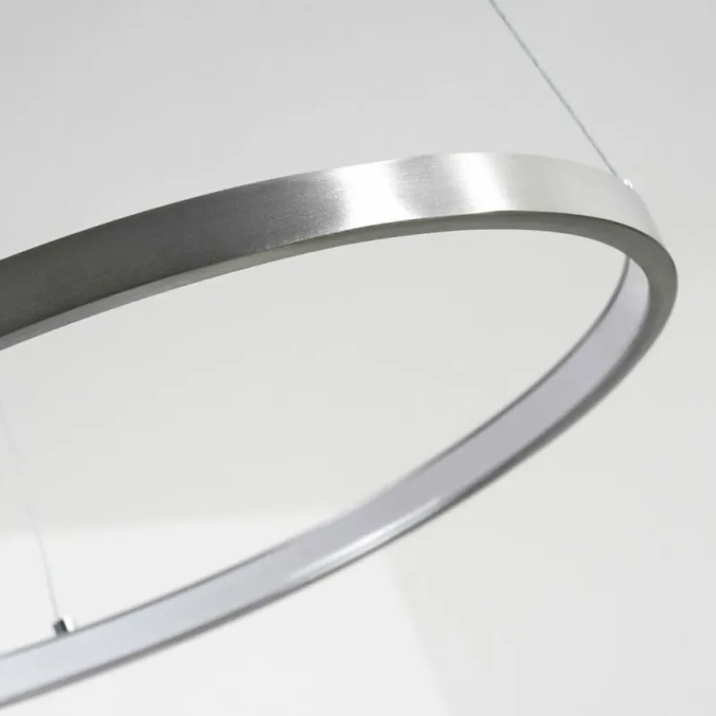 hofstein Suspension Calcium LED Nickel mat, 1 lumière* Suspensions