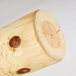 Luminaires Scandinaves-hofstein Suspension Canedo Brun, 5 lumières