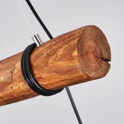 Luminaires Scandinaves-hofstein Suspension Canedo Brun, 3 lumières